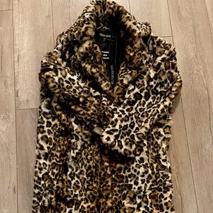NWT Dolls Kill Leopard Print Coat 🐆